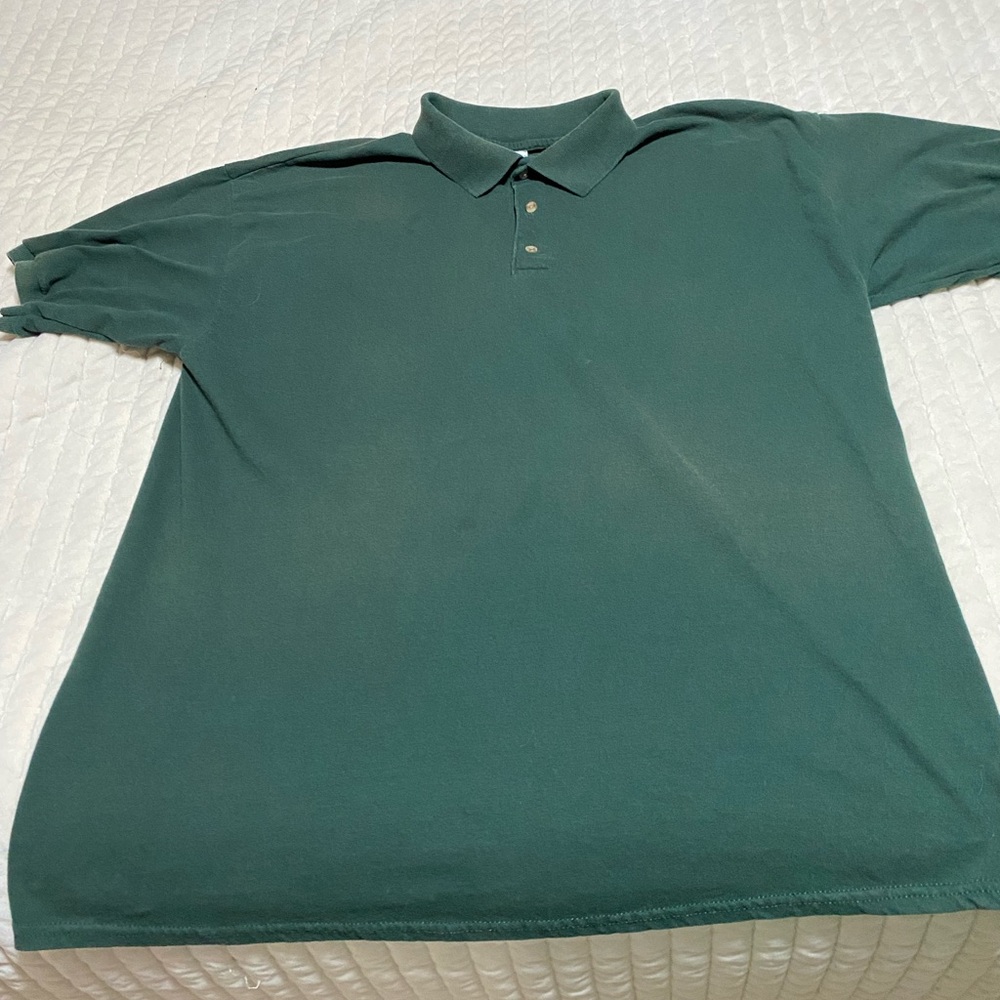 Gildan Green Polo Shirt Relaxed Fit
